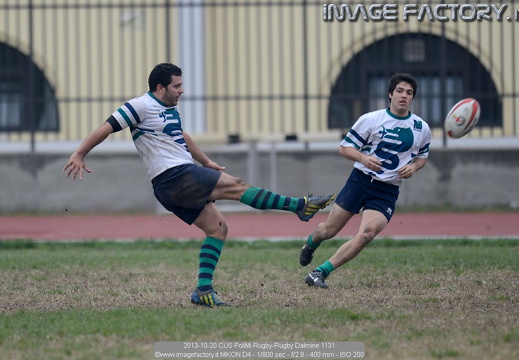2013-10-20 CUS PoliMi Rugby-Rugby Dalmine